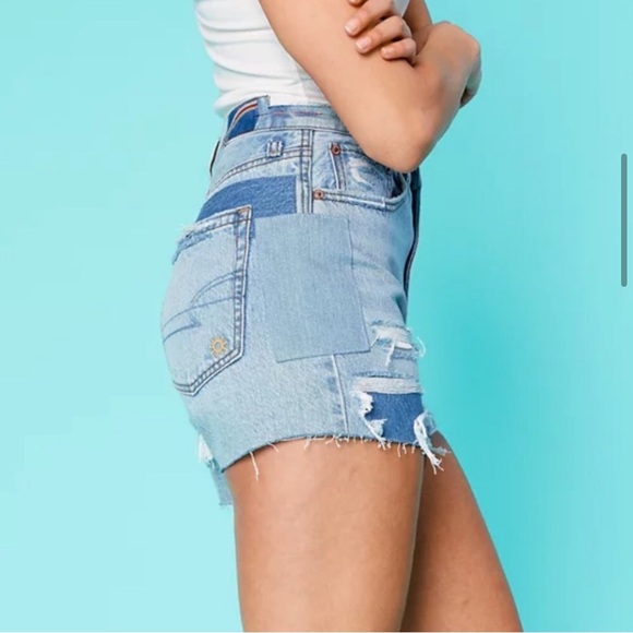 American Eagle 90s Pride Highest Rise Boyfriend Jean Shorts - Picture 6 of 7